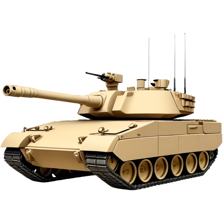 M1 Abrams Tank (sand colour) emoji