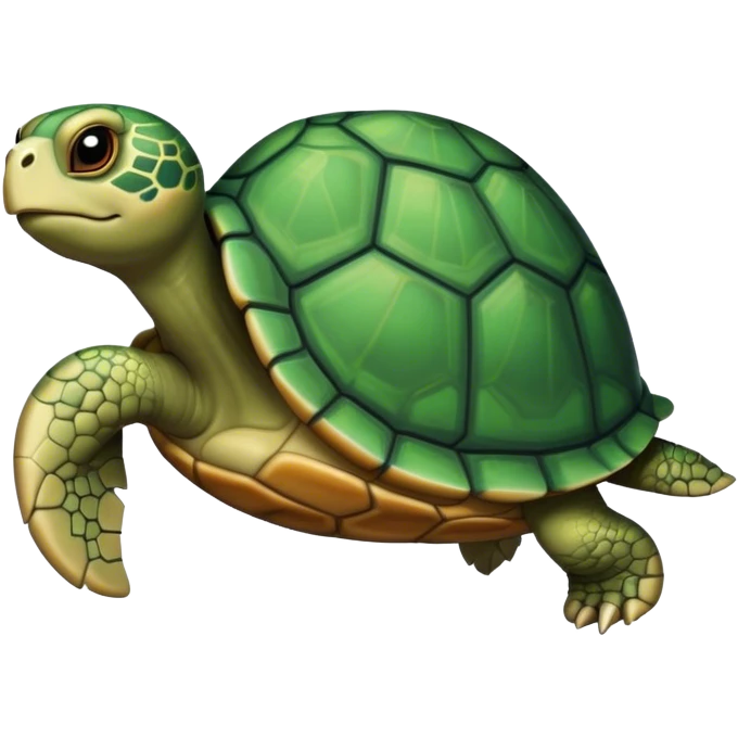 turtle with a six pack and sexy emoji