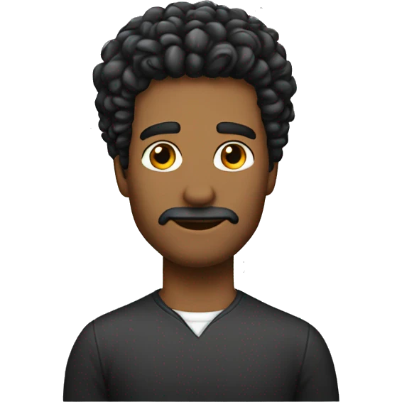 hombre pelo corto emoji