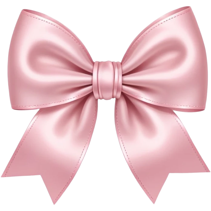 Light pink bows emoji