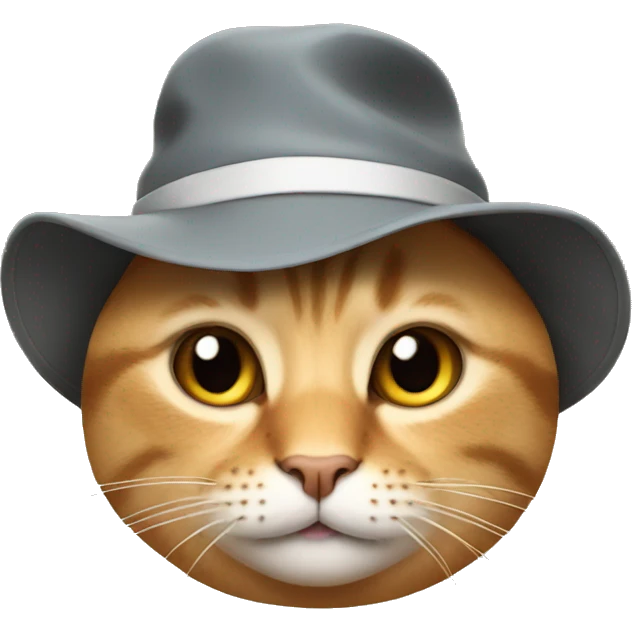 Cat wearing hat emoji
