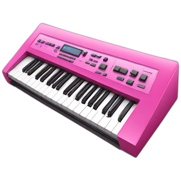 pink synthesizer  emoji