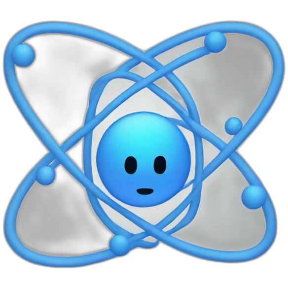 atom logo emoji