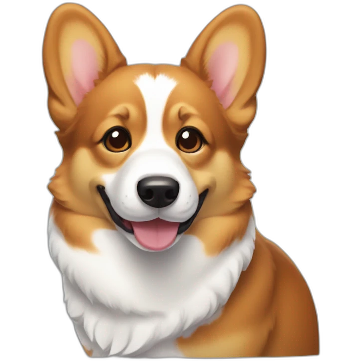tricolor corgi emoji