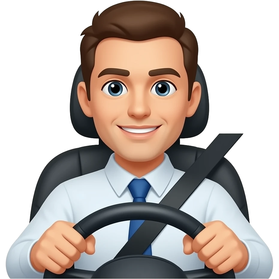 persona manejando emoji
