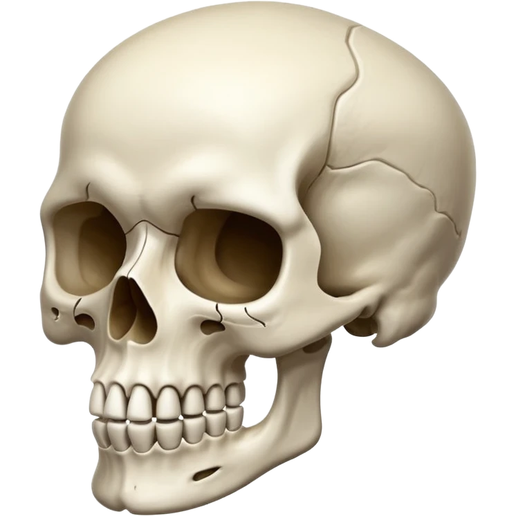 Un crâne qui dit des mot interdit emoji