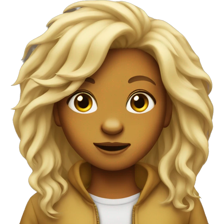 Lion girl emoji