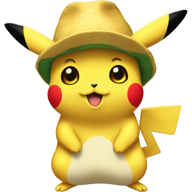 cappello di pikachu emoji