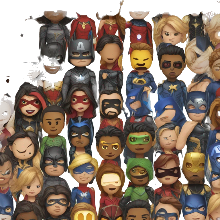 Superheros emoji