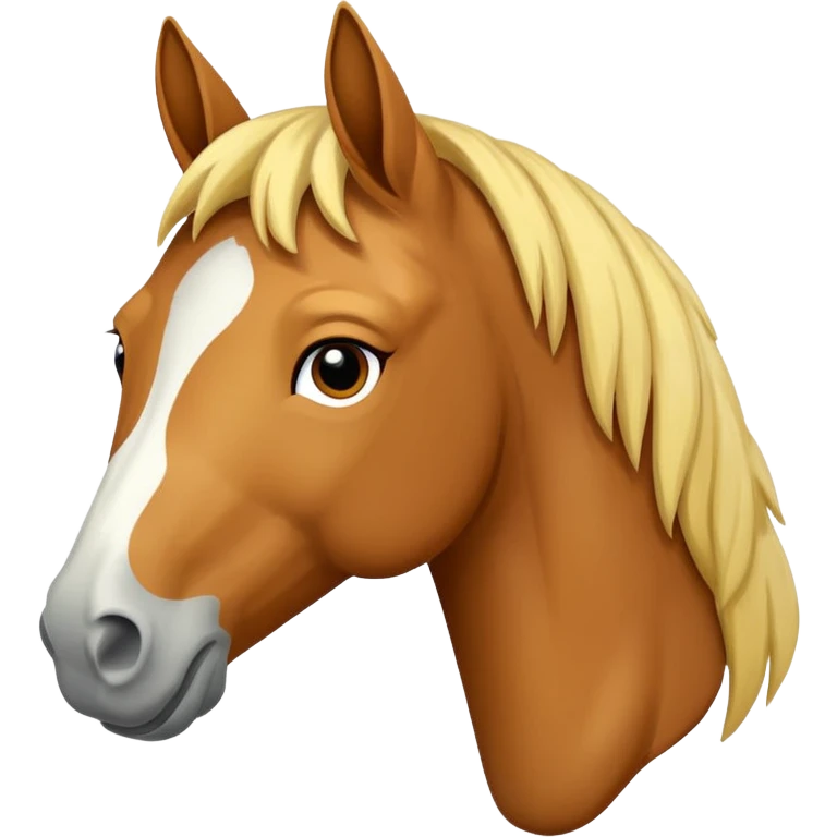 simple and expressive horse emoji emoji