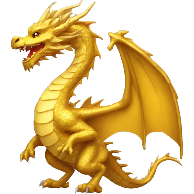 golden dragon emoji
