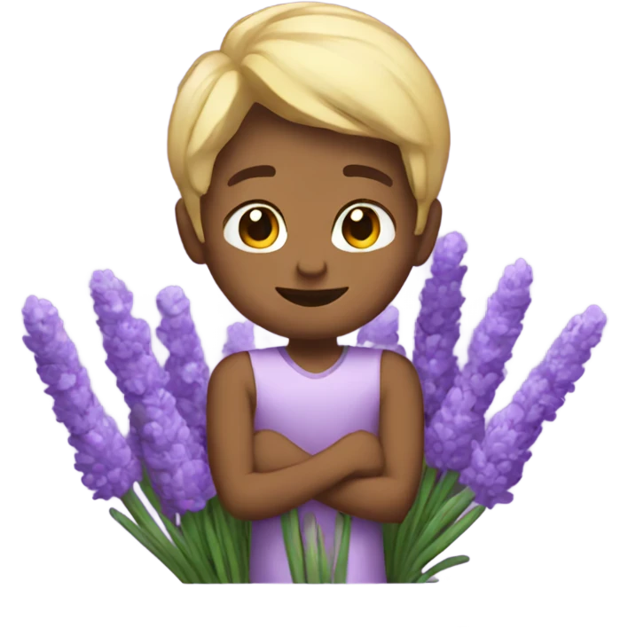 lavender love emoji