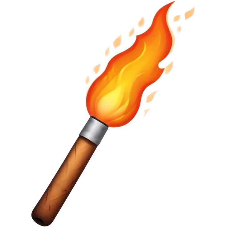 Lit blunt emoji