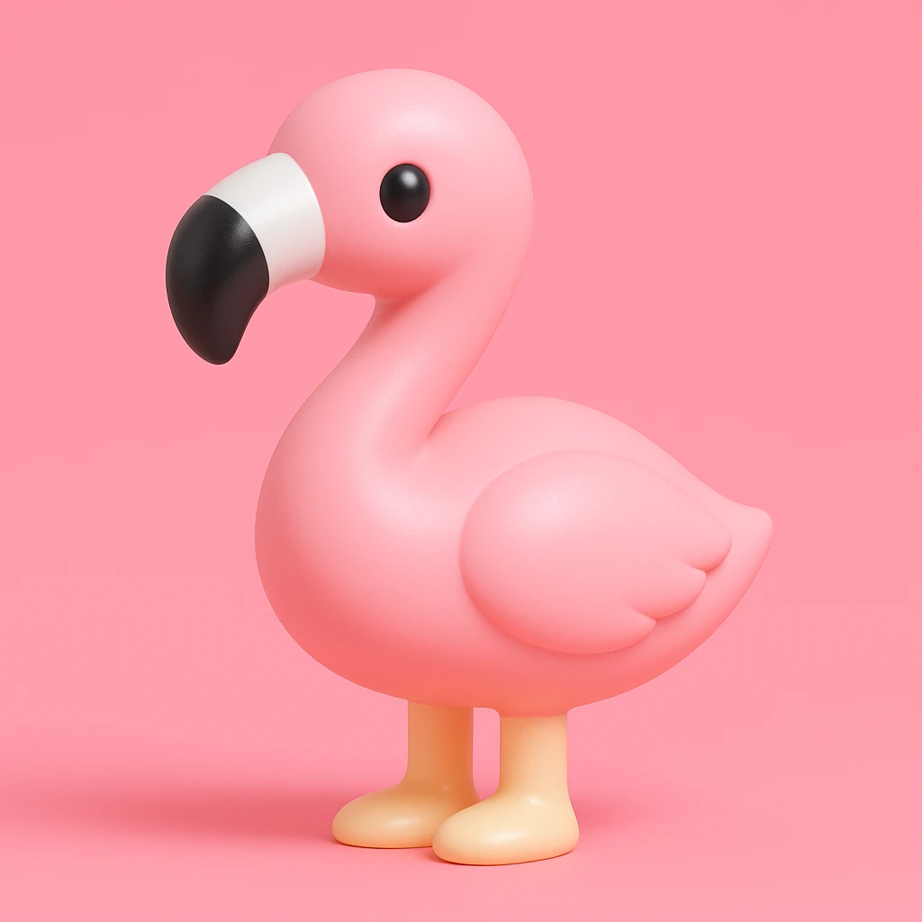 flamingo emoji