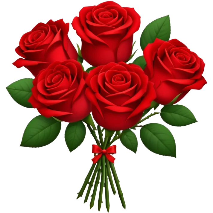 bouquet of roses emoji