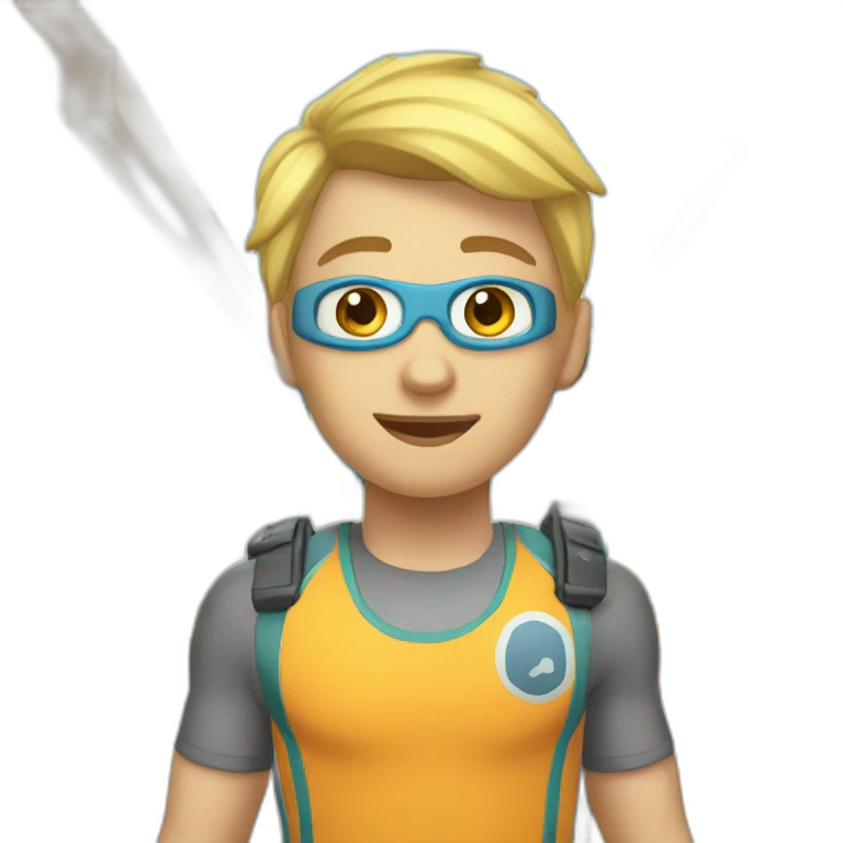 Obstacle-course-racer emoji