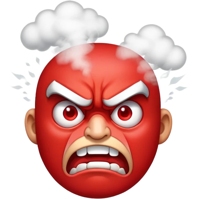 A emoji face mad emoji
