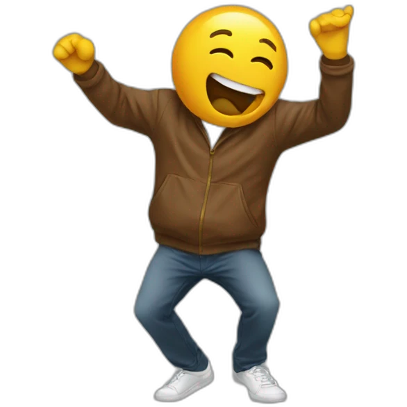 Un mec qui dab emoji