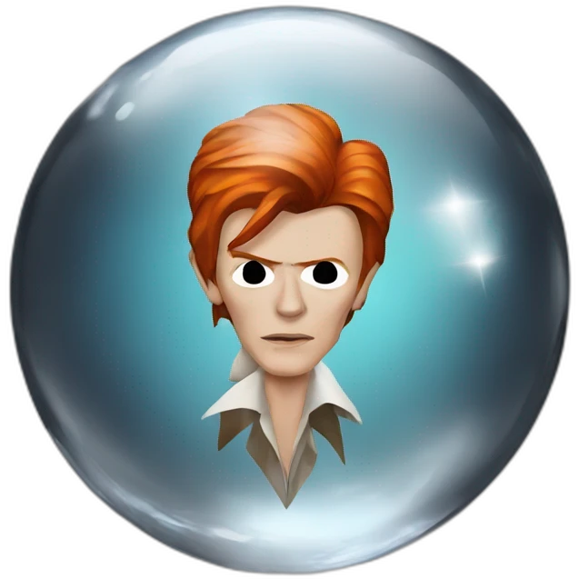 David bowie crystal ball emoji