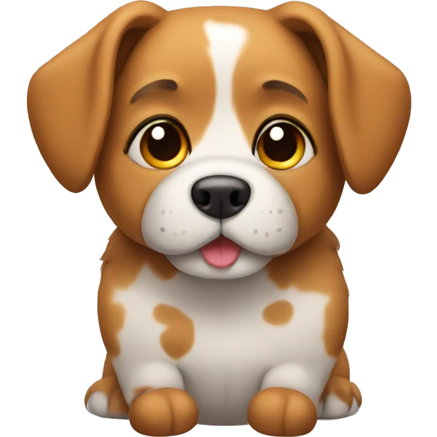Dog with slippers emoji