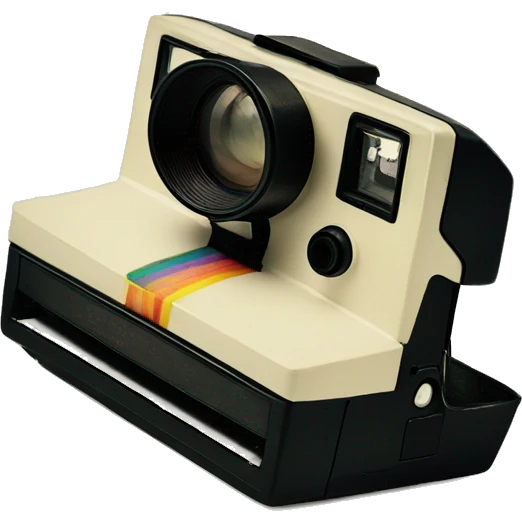 vintage polaroid emoji