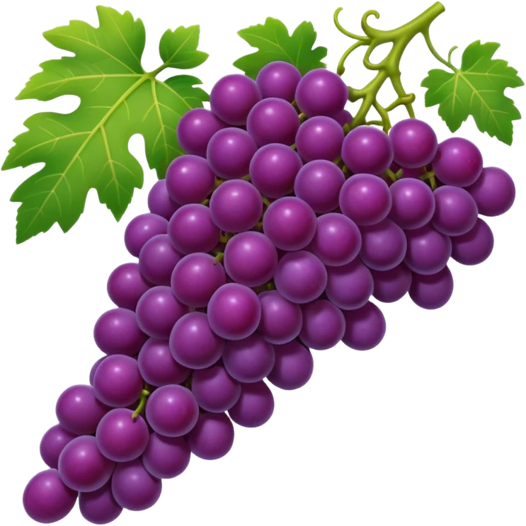 An emoji of a cluster of grapes on a vine, representing winemaking in ancient Rome. emoji