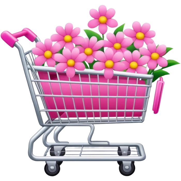 🛒🌸 emoji