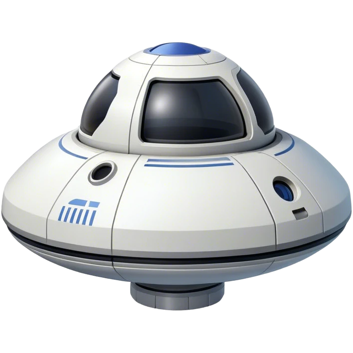  a simple spaceship with a rounded top and a flat or slightly cut-off bottom, similar to the CST-100 shape. Keep the design smooth and minimalistic, with no complex details. Use a plain background. emoji