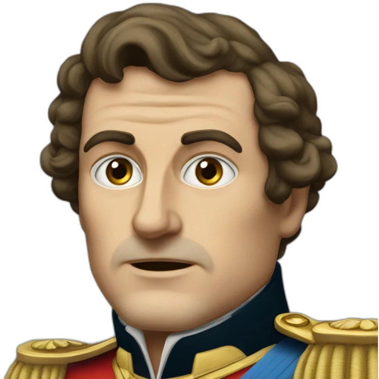 Napoléon Bonaparte saying ther is nothing we can do emoji