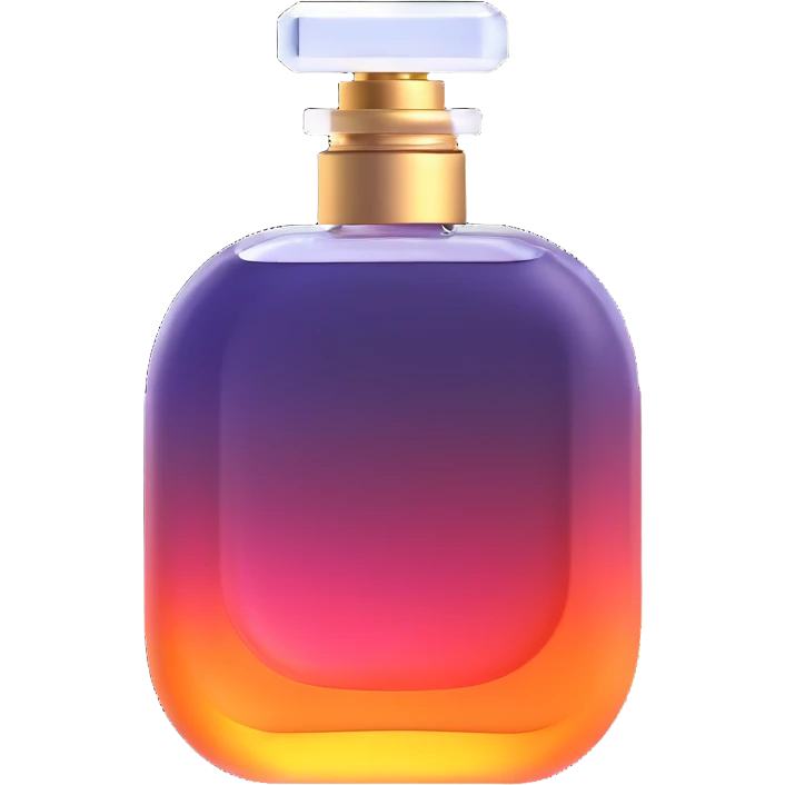 3D emoji style perfume bottle emoji