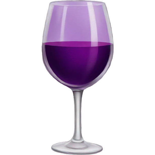 purple wine emoji