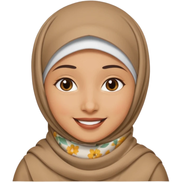 🙂 this emoji with hijab 🙂 emoji