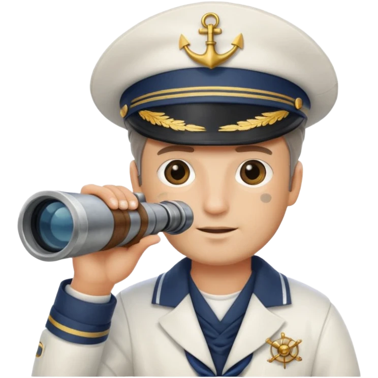Sailor captain emoji