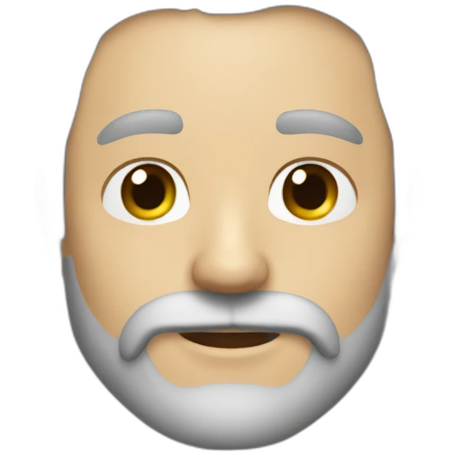 tim hughes gray hair and beard emoji
