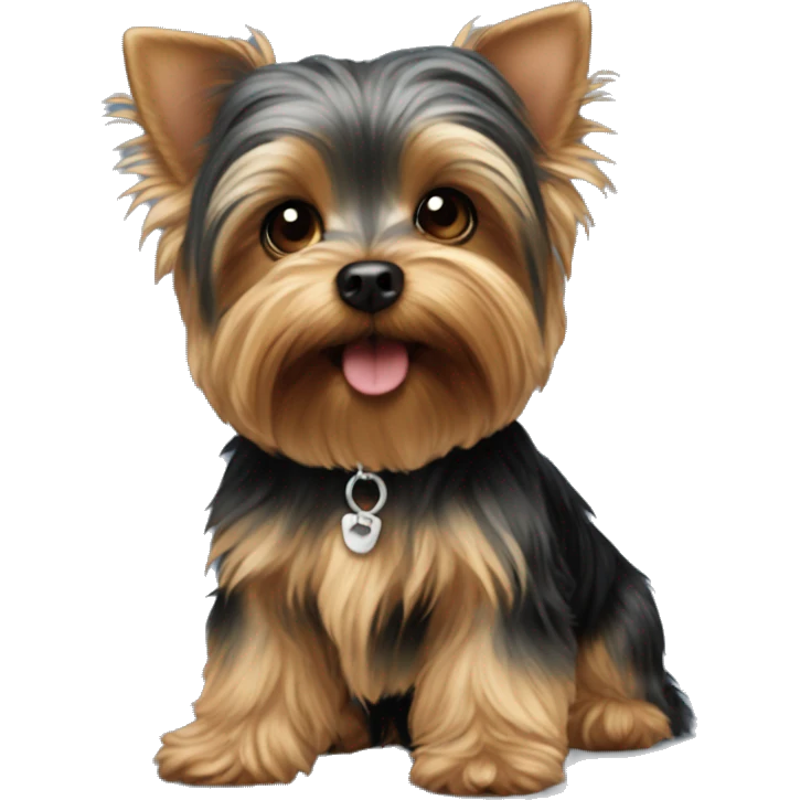 perrito bebe yorkie peludito emoji