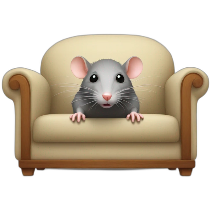 rat under the sofa emoji