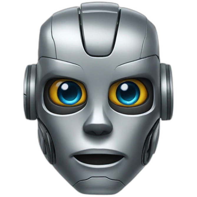 robot head emoji