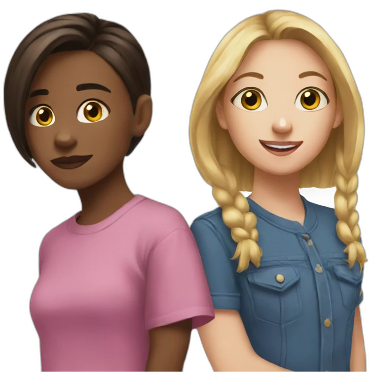 Maddie and cassie emoji