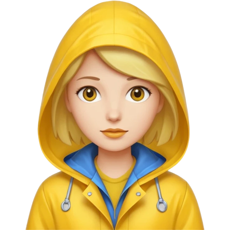 Raincoat Pedestrian woman emoji