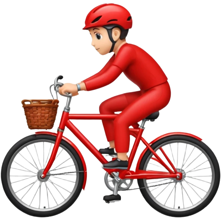 a heart riding a bicycle emoji
