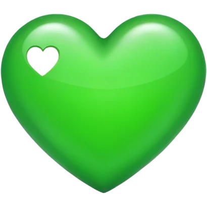 Green heart emoji
