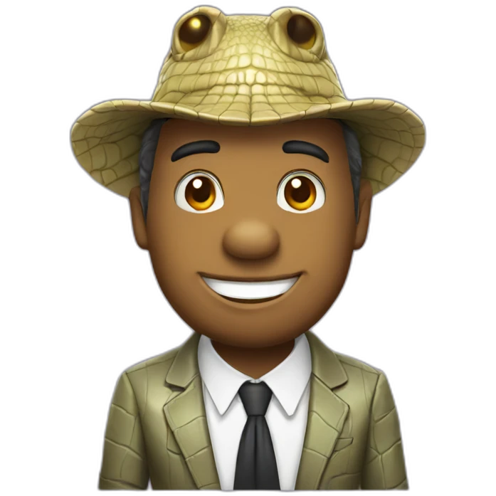 crocodile game show host emoji