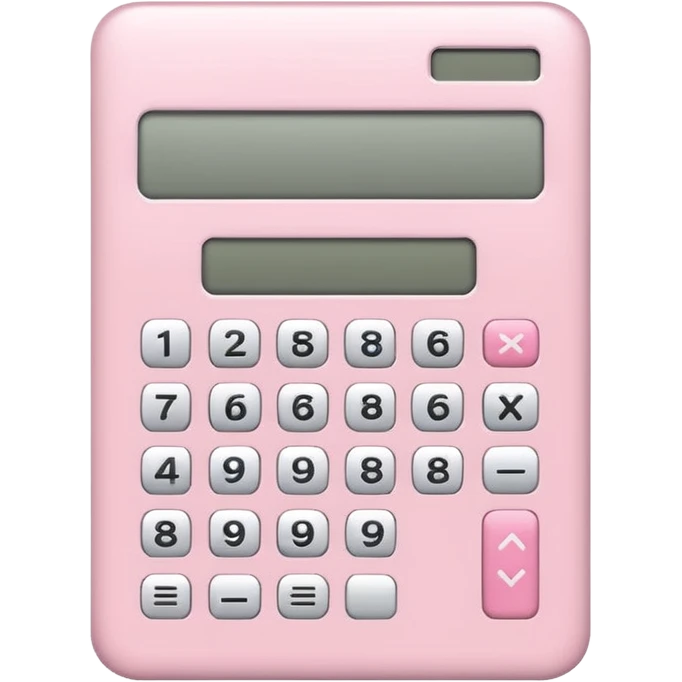 Pale Pink E-Tax Invoice Calculator emoji