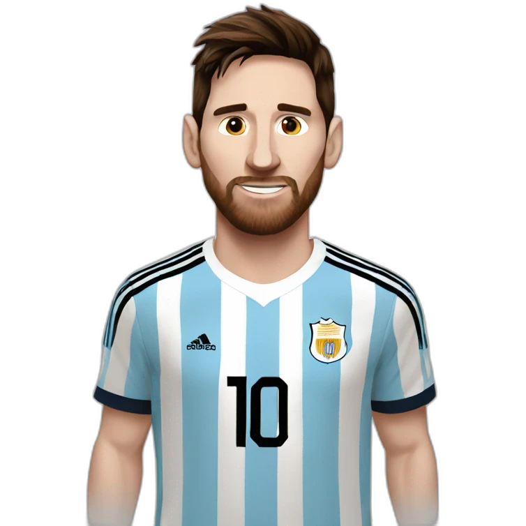 messi argentina emoji