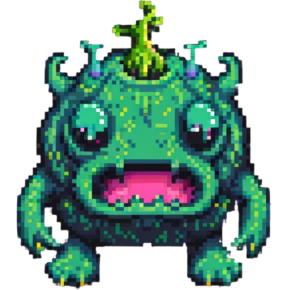 Slime monster emoji