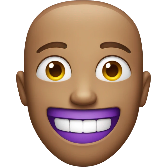 purple smiling face emoji