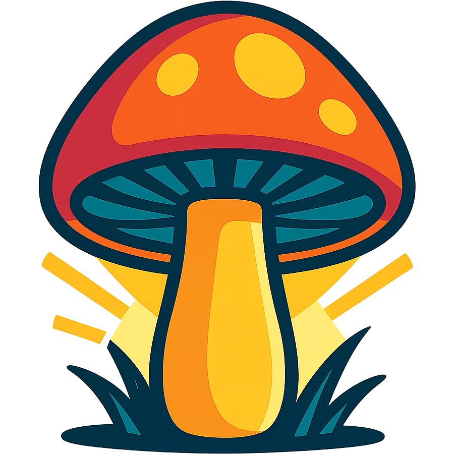 glowing mushroom emoji