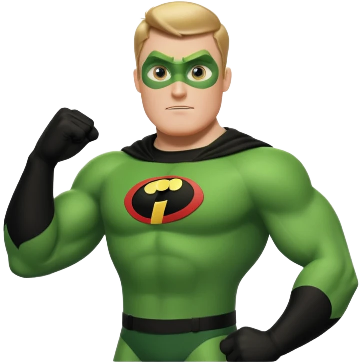 green mister incredible emoji