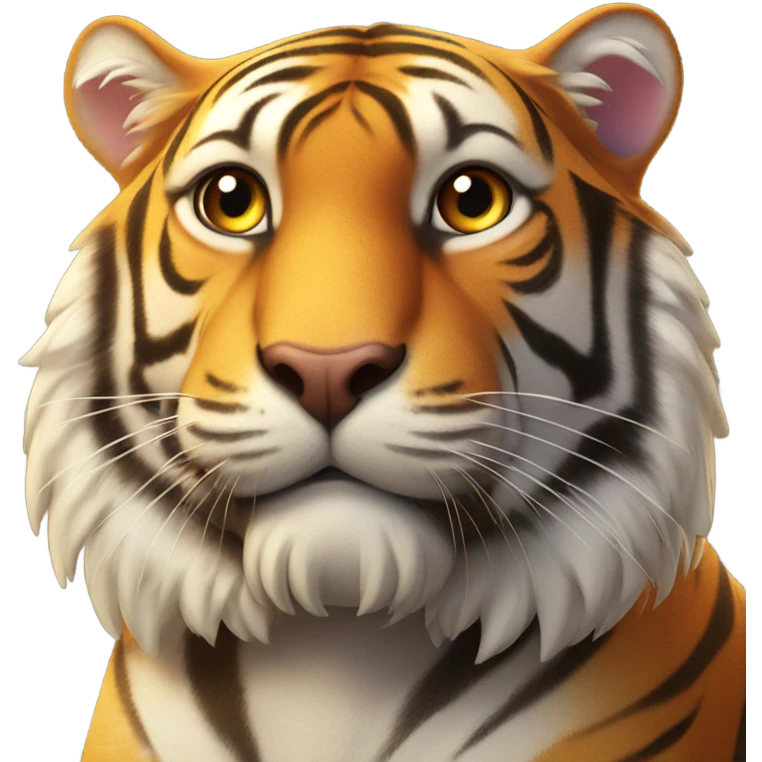 Tiger in sunlight emoji