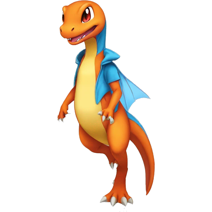  Charmander-Charmeleon-Charizard-Fakemon Full body emoji